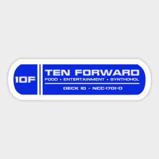 Ten Forward Sticker